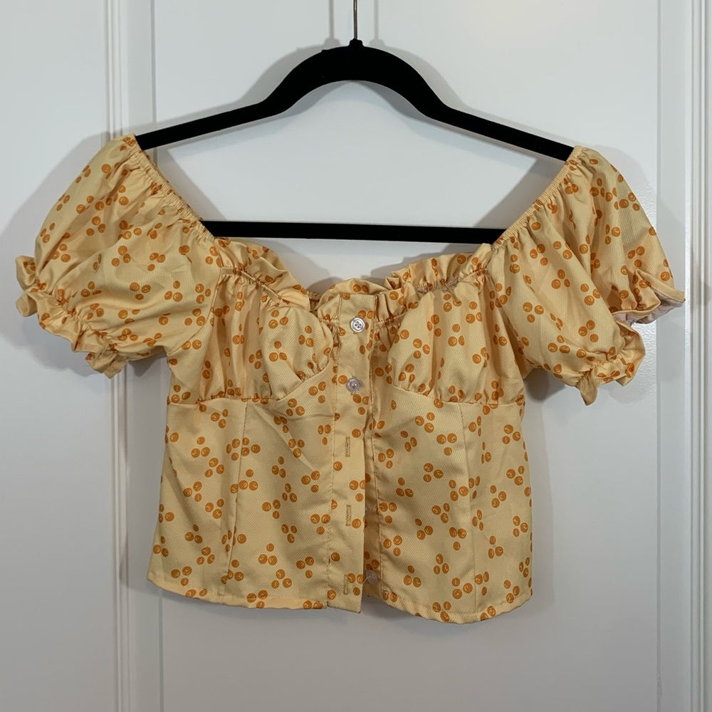 Yesstyle Ruffle Crop Top